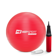 Фітбол Hop-Sport 55cm HS-R055YB red + насос
